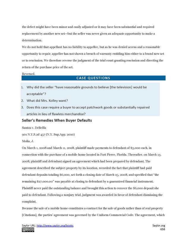 Business Law and the Legal Environment - Page 658